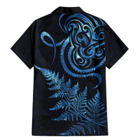 New Zealand Octopus Tattoo and Fern Family Matching Mermaid Dress and Hawaiian Shirt Maori Pattern Matariki Style LT03 - Polynesian Pride