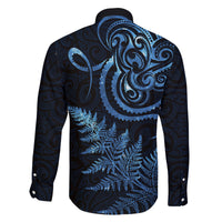 New Zealand Octopus Tattoo and Fern Family Matching Mermaid Dress and Hawaiian Shirt Maori Pattern Matariki Style LT03 - Polynesian Pride