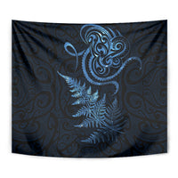 New Zealand Octopus Tattoo and Fern Tapestry Maori Pattern Matariki Style