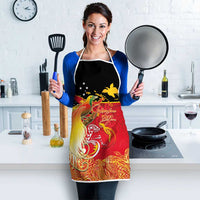 Papua New Guinea Independence Day Apron Happy Anniversary 50th Bird-of-paradise Melanesian Tattoos LT03 - Polynesian Pride