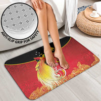 Papua New Guinea Independence Day Bathroom Set Happy Anniversary 50th Bird-of-paradise Melanesian Tattoos LT03 - Polynesian Pride