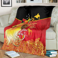 Papua New Guinea Independence Day Blanket Happy Anniversary 50th Bird-of-paradise Melanesian Tattoos LT03 - Polynesian Pride