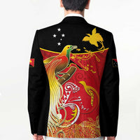 Papua New Guinea Independence Day Blazer Happy Anniversary 50th Bird-of-paradise Melanesian Tattoos LT03 - Polynesian Pride