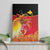 Papua New Guinea Independence Day Canvas Wall Art Happy Anniversary 50th Bird-of-paradise Melanesian Tattoos - Polynesian Pride