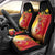 Papua New Guinea Independence Day Car Seat Cover Happy Anniversary 50th Bird-of-paradise Melanesian Tattoos - Polynesian Pride