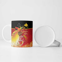 Papua New Guinea Independence Day Ceramic Mug Happy Anniversary 50th Bird-of-paradise Melanesian Tattoos LT03 - Polynesian Pride