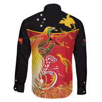 Papua New Guinea Independence Day Family Matching Mermaid Dress and Hawaiian Shirt Happy Anniversary 50th Bird-of-paradise Melanesian Tattoos LT03 - Polynesian Pride