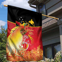 Papua New Guinea Independence Day Garden Flag Happy Anniversary 50th Bird-of-paradise Melanesian Tattoos LT03 - Polynesian Pride
