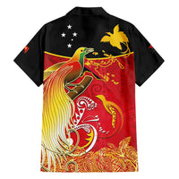 Papua New Guinea Independence Day Hawaiian Shirt Happy Anniversary 50th Bird-of-paradise Melanesian Tattoos LT03 - Polynesian Pride