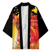 Papua New Guinea Independence Day Kimono Happy Anniversary 50th Bird-of-paradise Melanesian Tattoos LT03 Unisex Black - Polynesian Pride