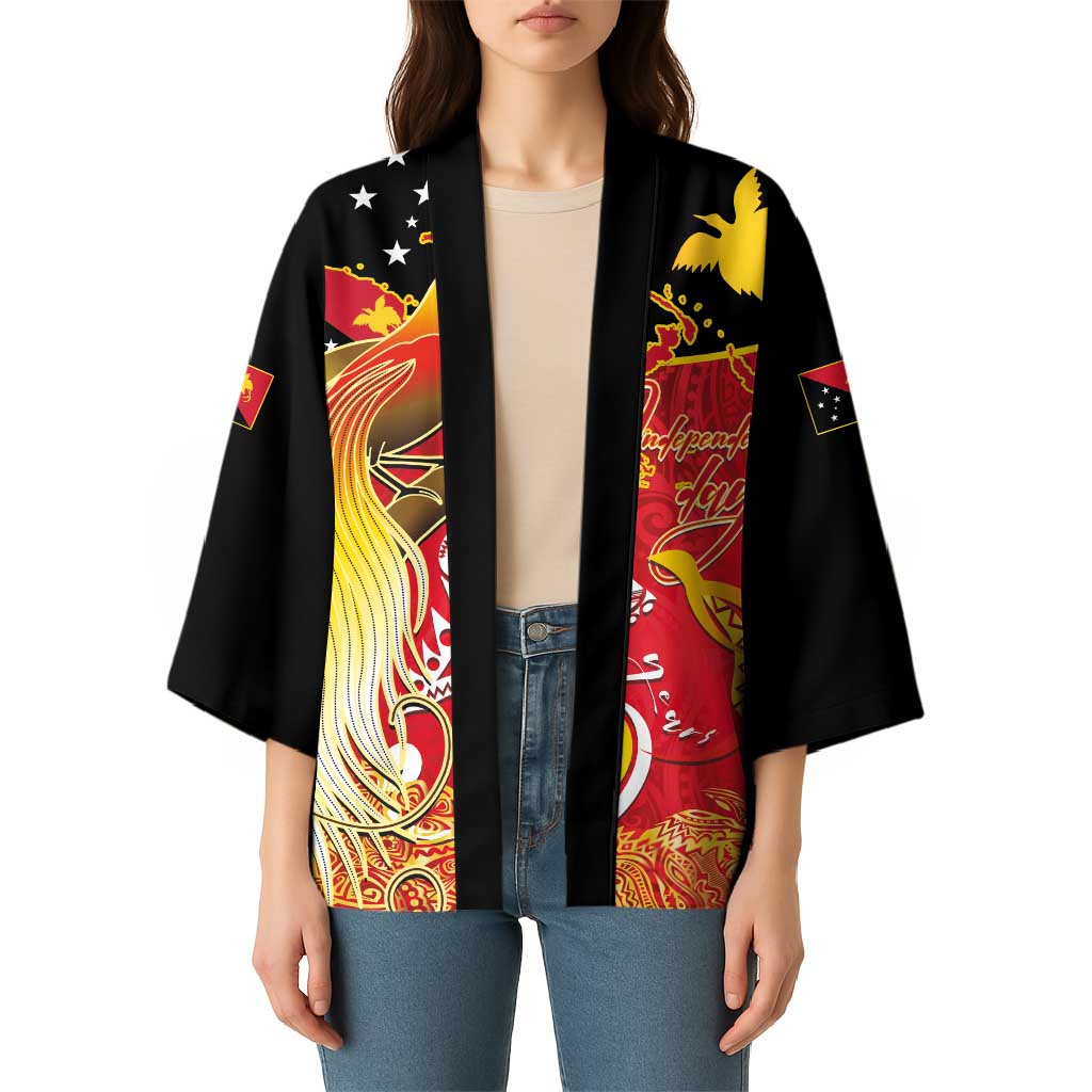 Papua New Guinea Independence Day Kimono Happy Anniversary 50th Bird-of-paradise Melanesian Tattoos LT03 - Polynesian Pride