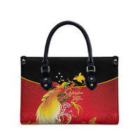 Papua New Guinea Independence Day Leather Bag Happy Anniversary 50th Bird-of-paradise Melanesian Tattoos LT03 - Polynesian Pride