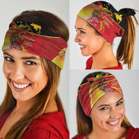 Papua New Guinea Independence Day Neck Gaiter Happy Anniversary 50th Bird-of-paradise Melanesian Tattoos LT03 - Polynesian Pride
