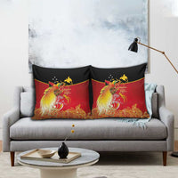 Papua New Guinea Independence Day Pillow Cover Happy Anniversary 50th Bird-of-paradise Melanesian Tattoos LT03 - Polynesian Pride