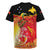 Papua New Guinea Independence Day Rugby Jersey Happy Anniversary 50th Bird-of-paradise Melanesian Tattoos - Polynesian Pride