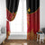 Papua New Guinea Independence Day Window Curtain Happy Anniversary 50th Bird-of-paradise Melanesian Tattoos - Polynesian Pride