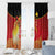 Papua New Guinea Independence Day Window Curtain Happy Anniversary 50th Bird-of-paradise Melanesian Tattoos - Polynesian Pride
