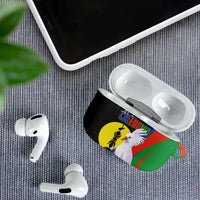 New Caledonia AirPods Case Kagu Bird and The Seal with Melanesian Culture LT03 - Polynesian Pride