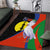 New Caledonia Area Rug Kagu Bird and The Seal with Melanesian Culture - Polynesian Pride