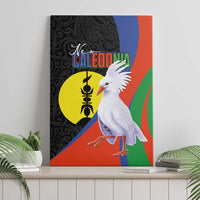 New Caledonia Canvas Wall Art Kagu Bird and The Seal with Melanesian Culture LT03 - Polynesian Pride