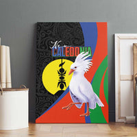 New Caledonia Canvas Wall Art Kagu Bird and The Seal with Melanesian Culture LT03 - Polynesian Pride