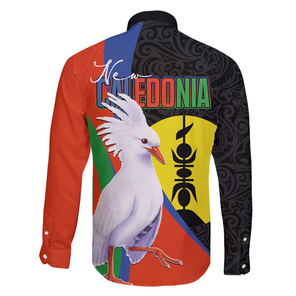 New Caledonia Family Matching Puletasi and Hawaiian Shirt Kagu Bird and The Seal with Melanesian Culture LT03 - Polynesian Pride