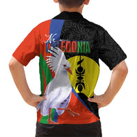 New Caledonia Hawaiian Shirt Kagu Bird and The Seal with Melanesian Culture LT03 - Polynesian Pride