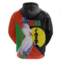 New Caledonia Hoodie Kagu Bird and The Seal with Melanesian Culture LT03 - Polynesian Pride