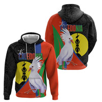New Caledonia Hoodie Kagu Bird and The Seal with Melanesian Culture LT03 - Polynesian Pride