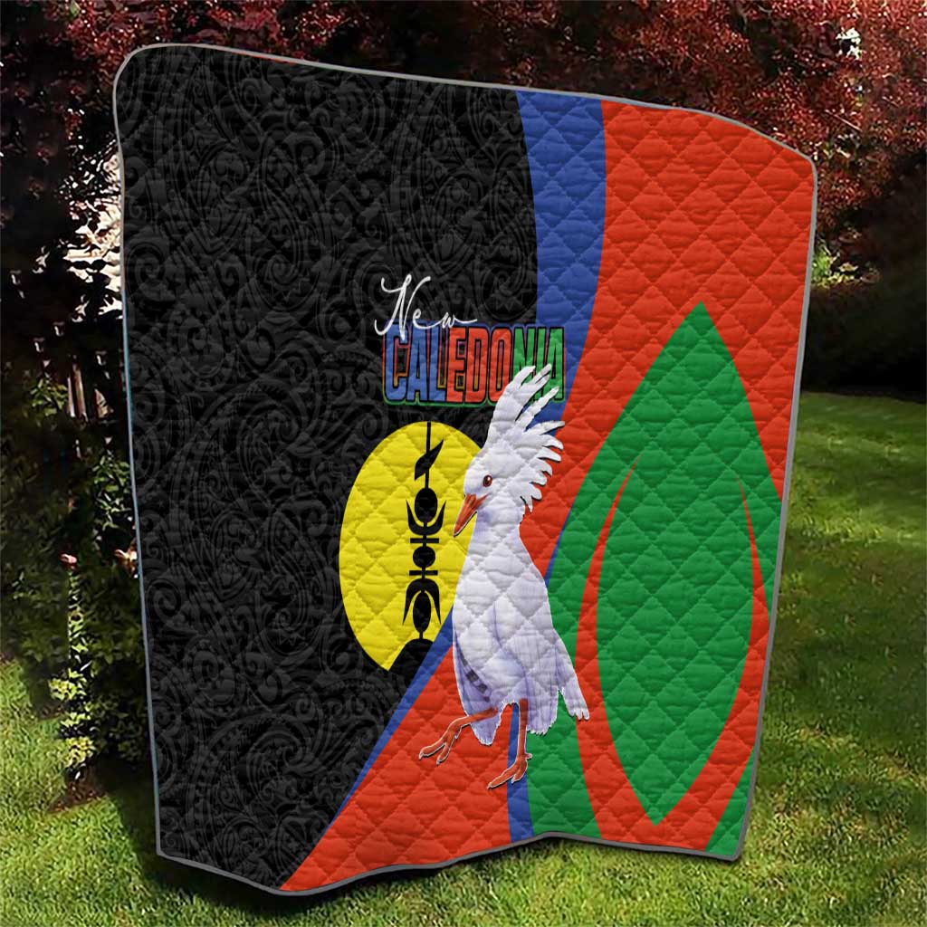 New Caledonia Quilt Kagu Bird and The Seal with Melanesian Culture LT03 - Polynesian Pride