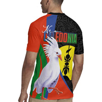 New Caledonia Rugby Jersey Kagu Bird and The Seal with Melanesian Culture LT03 - Polynesian Pride