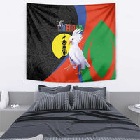 New Caledonia Tapestry Kagu Bird and The Seal with Melanesian Culture LT03 - Polynesian Pride