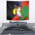 New Caledonia Tapestry Kagu Bird and The Seal with Melanesian Culture - Polynesian Pride