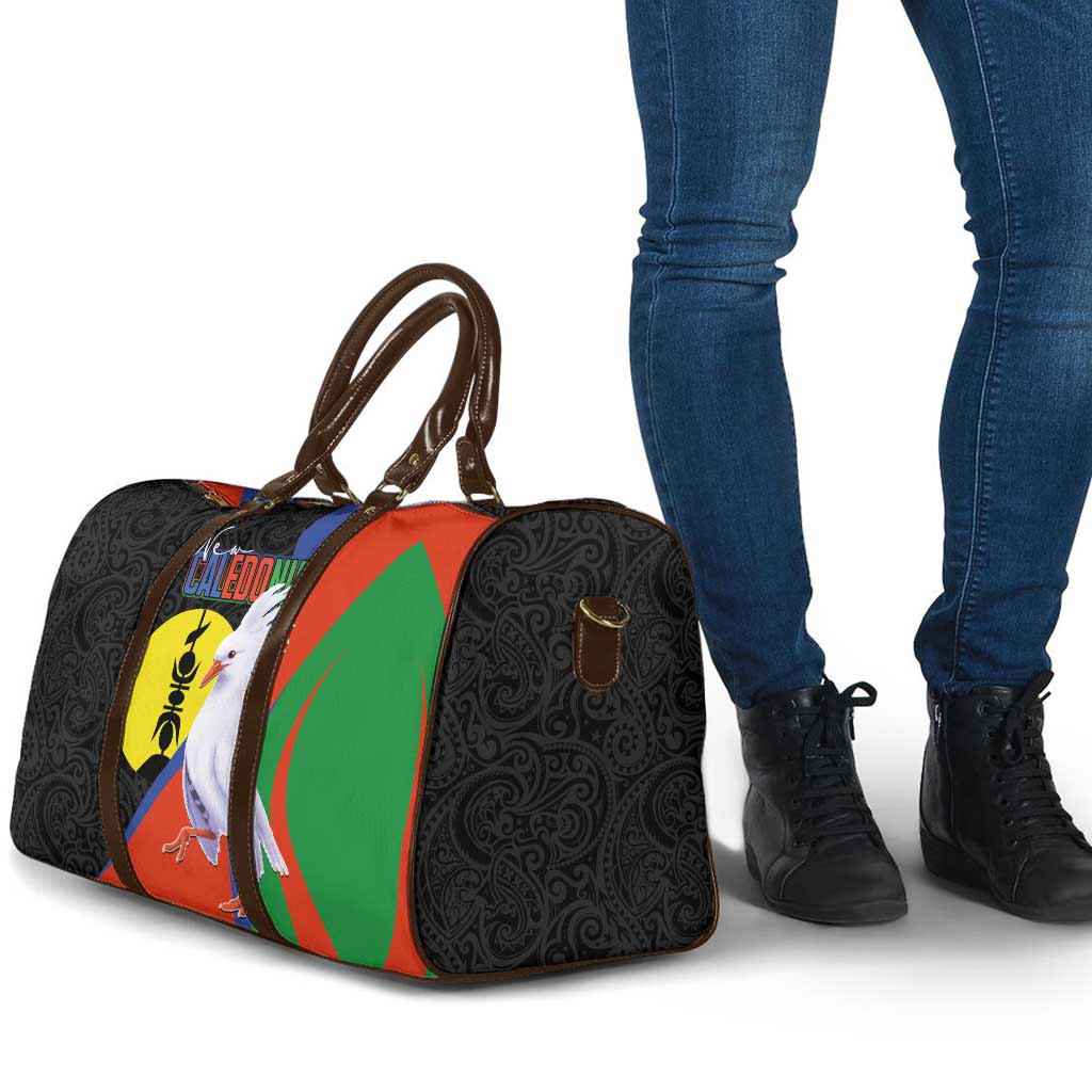 New Caledonia Travel Bag Kagu Bird and The Seal with Melanesian Culture LT03 - Polynesian Pride