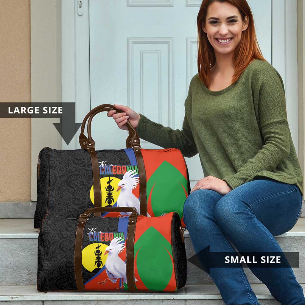New Caledonia Travel Bag Kagu Bird and The Seal with Melanesian Culture LT03 - Polynesian Pride