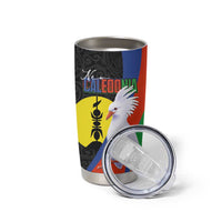 New Caledonia Tumbler Cup Kagu Bird and The Seal with Melanesian Culture LT03 - Polynesian Pride