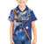 Marshall Islands Manit Day Kid Hawaiian Shirt Grunge National Flag with Whales and Tribal Tattoos - Polynesian Pride