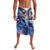 Marshall Islands Manit Day Lavalava Grunge National Flag with Whales and Tribal Tattoos - Polynesian Pride