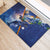 Marshall Islands Manit Day Rubber Doormat Grunge National Flag with Whales and Tribal Tattoos - Polynesian Pride