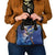 Marshall Islands Manit Day Shoulder Handbag Grunge National Flag with Whales and Tribal Tattoos - Polynesian Pride