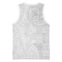 Samoan Culture-Lotu Tamaiti Basketball Jersey Siapo and Polynesian Art Tattoos LT03 - Polynesian Pride