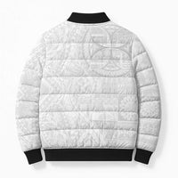 Samoan Culture-Lotu Tamaiti Bomber Puffer Jacket Siapo and Polynesian Art Tattoos LT03 - Polynesian Pride