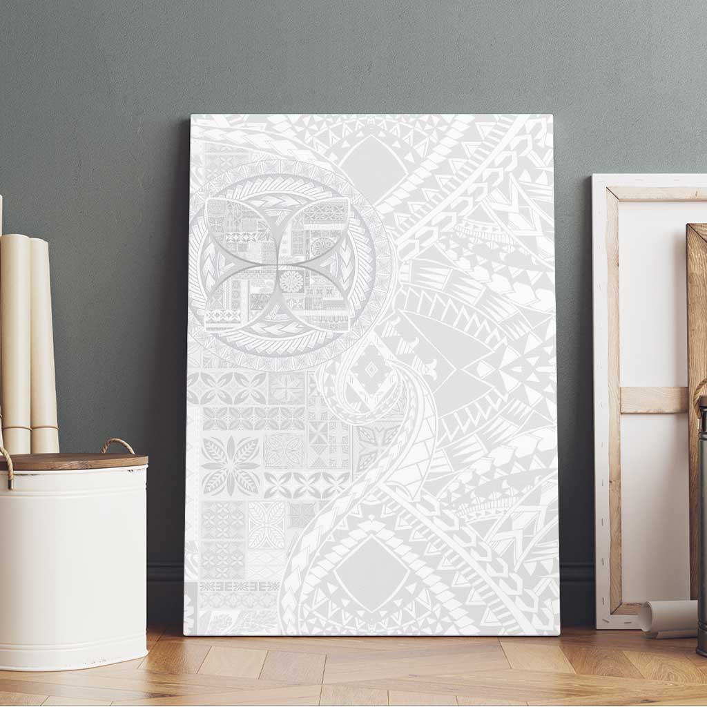 Samoan Culture-Lotu Tamaiti Canvas Wall Art Siapo and Polynesian Art Tattoos LT03 - Polynesian Pride