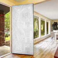 Samoan Culture-Lotu Tamaiti Door Cover Siapo and Polynesian Art Tattoos LT03 - Polynesian Pride