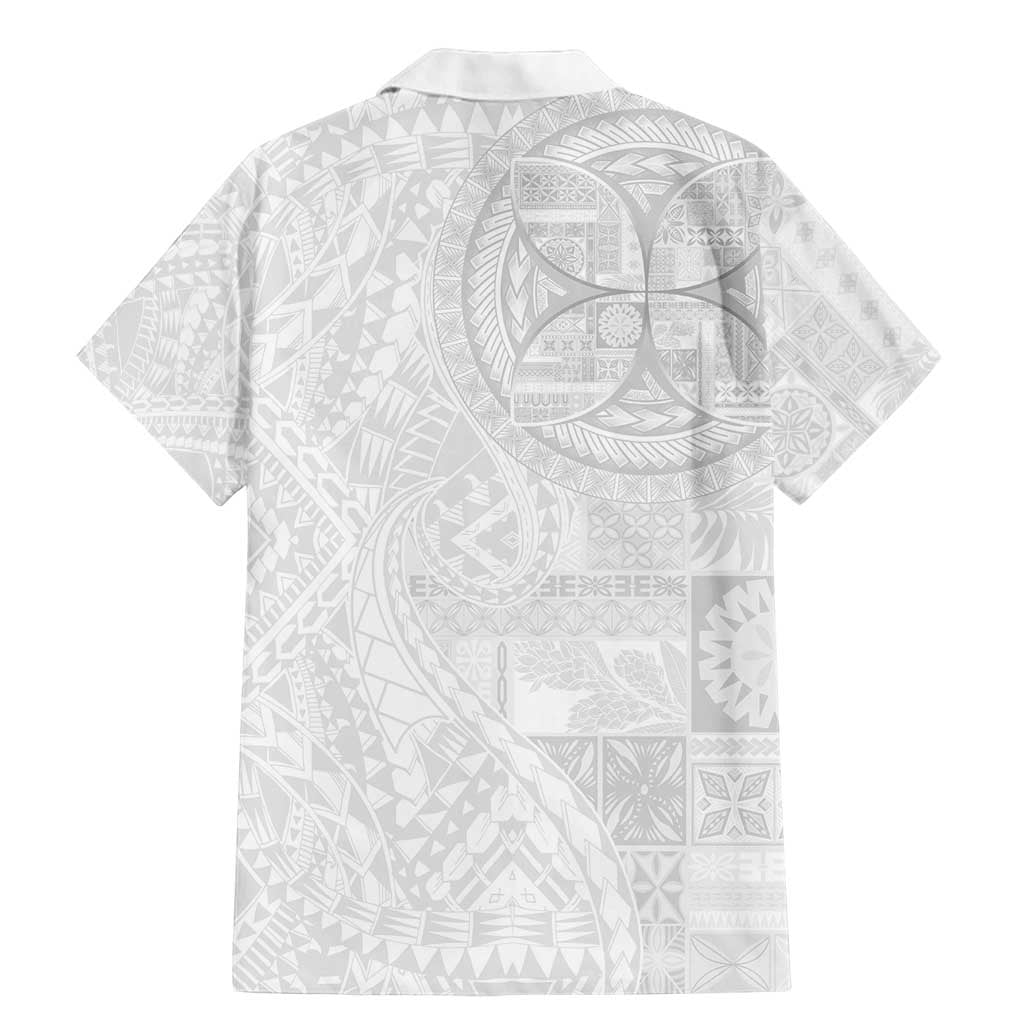 Samoan Culture-Lotu Tamaiti Family Matching Mermaid Dress and Hawaiian Shirt Siapo and Polynesian Art Tattoos LT03 - Polynesian Pride