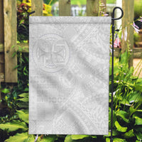 Samoan Culture-Lotu Tamaiti Garden Flag Siapo and Polynesian Art Tattoos LT03 Garden Flag White - Polynesian Pride