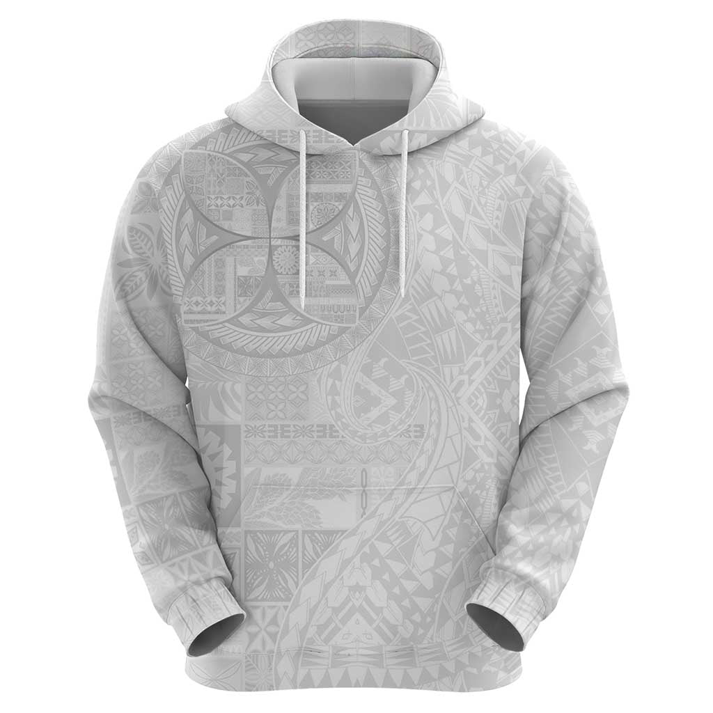 Samoan Culture-Lotu Tamaiti Hoodie Siapo and Polynesian Art Tattoos LT03 - Polynesian Pride
