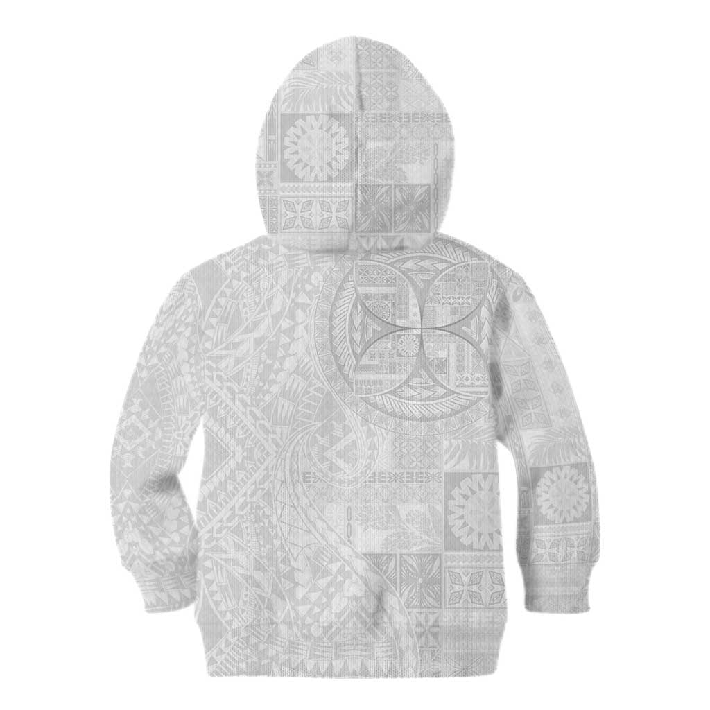 Samoan Culture-Lotu Tamaiti Kid Hoodie Siapo and Polynesian Art Tattoos LT03 - Polynesian Pride