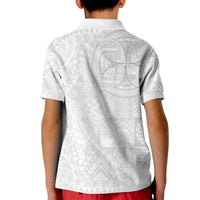 Samoan Culture-Lotu Tamaiti Kid Polo Shirt Siapo and Polynesian Art Tattoos LT03 - Polynesian Pride