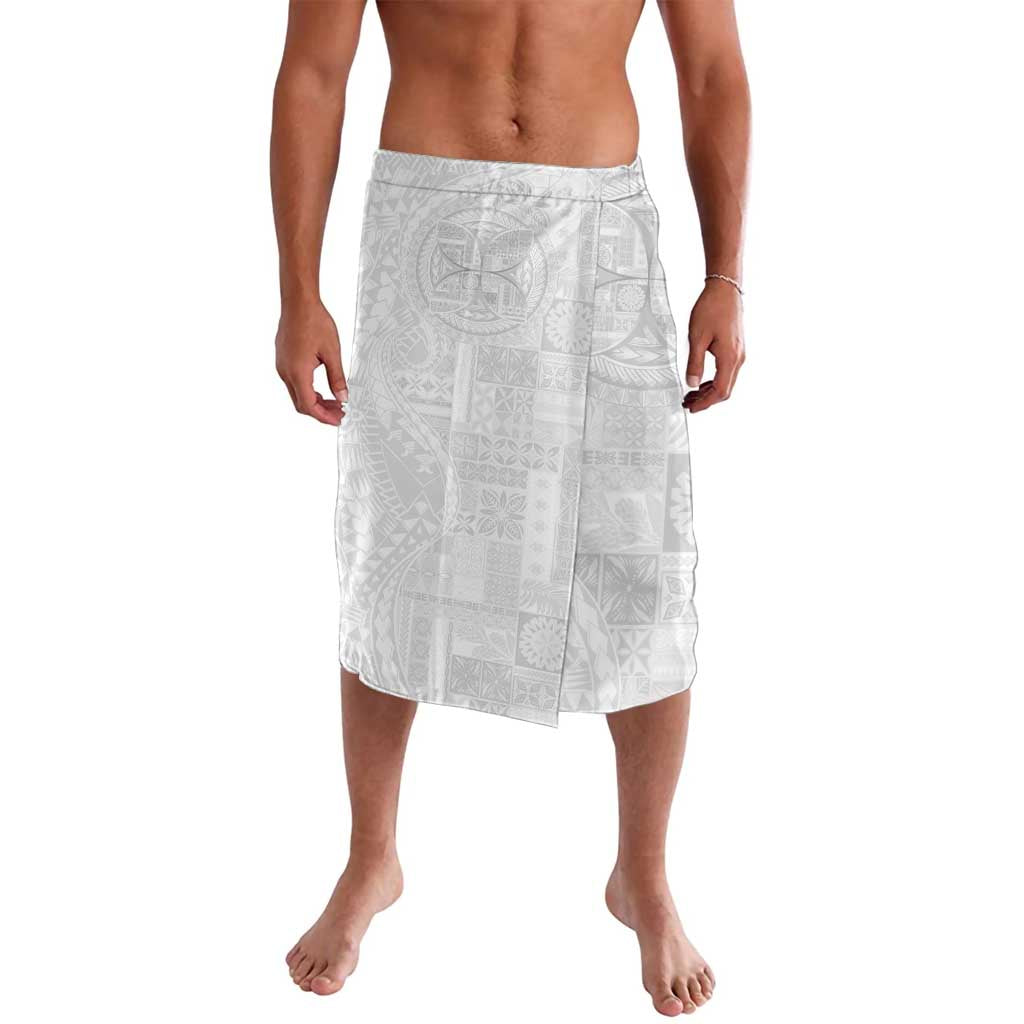 Samoan Culture-Lotu Tamaiti Lavalava Siapo and Polynesian Art Tattoos LT03 White - Polynesian Pride